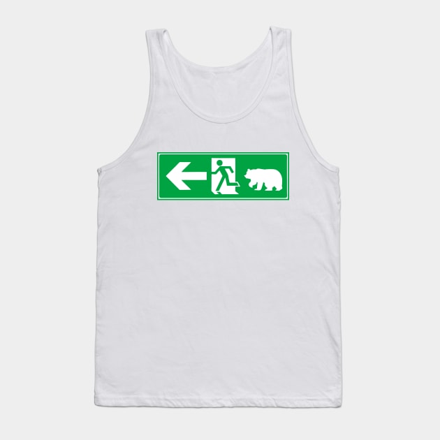 Exit Pursued By Bear Tank Top by EmceeFrodis